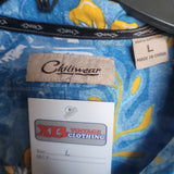 Vintage UCLA BRUINS NCAA Chiliwear Cotton Hawaiian Shirt L