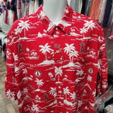 Vintage ANAHEIM ANGELS MLB Reyn Spooner Rayon Hawaiian Shirt 2XL