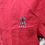 Vintage ANAHEIM ANGELS MLB Reyn Spooner Cotton Hawaiian Shirt S
