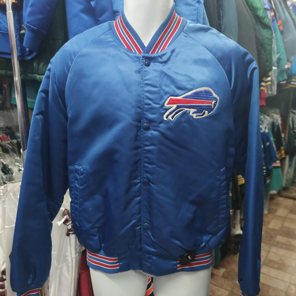 Vintage 80s BUFFALO BILLS NFL Chalk Line Nylon Jacket M – XL3