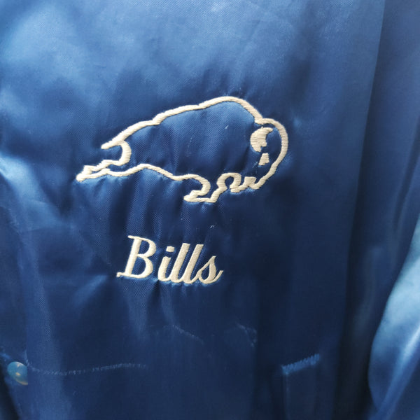 Vintage 80s BUFFALO BILLS NFL Chalk Line Nylon Jacket XL – XL3