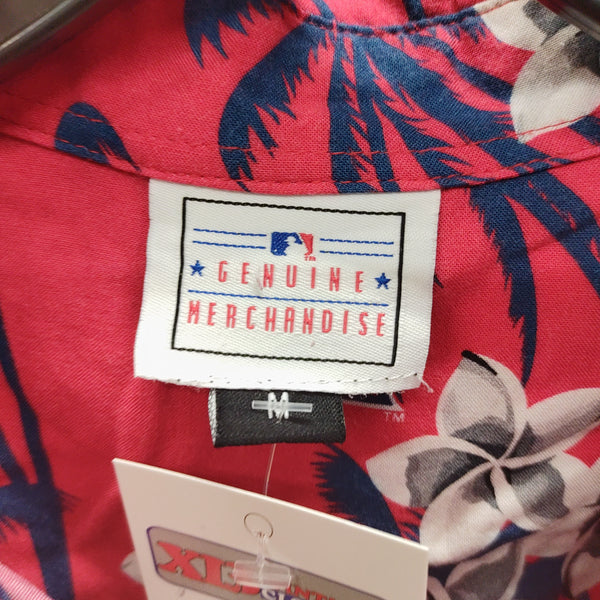 MLB Baseball Anaheim Angels-Mens Hawaiian Shirt-Extra Large XL-Promo-Button  Down