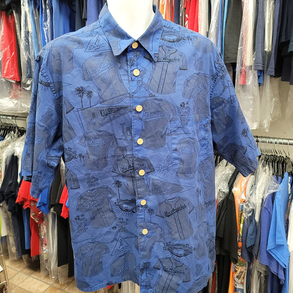 Vintage LOS ANGELES DODGERS MLB Reyn Spooner Cotton Hawaiian Shirt XL – XL3  VINTAGE CLOTHING