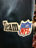 Vintage 80s DALLAS COWBOYS NFL Back Patch Chalk Line Nylon Jacket XL