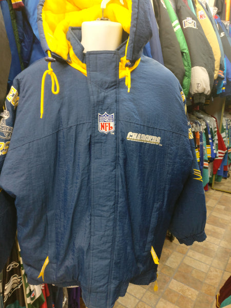 SAN DIEGO CHARGERS VINTAGE 1990'S STARTER WINTER JACKET ADULT 2XL