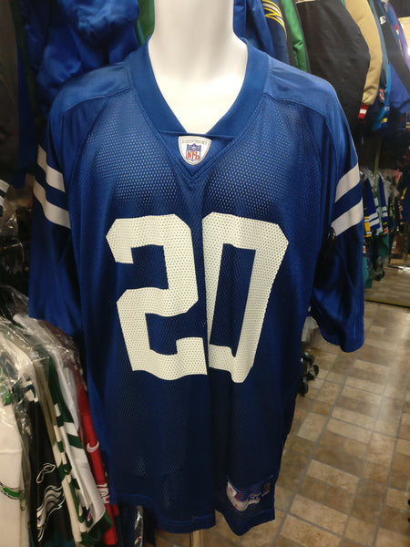 Vtg #20 MIKE DOSS Indianapolis Colts NFL Reebok Jersey XL