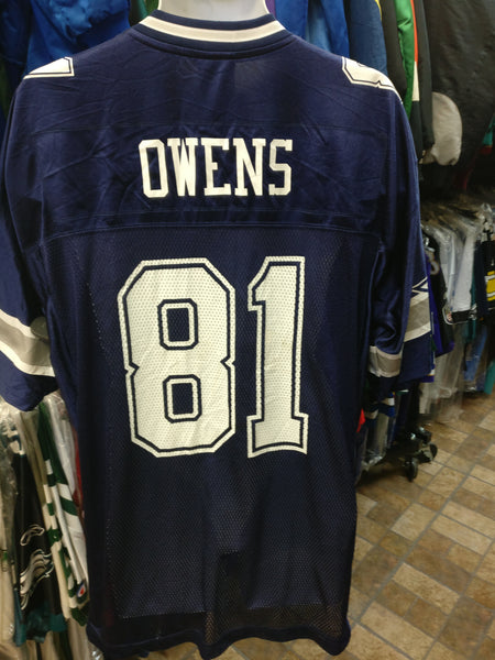 Vtg #81 TERRELL OWENS Dallas Cowboys NFL Reebok Jersey L (Deadstock) – XL3  VINTAGE CLOTHING