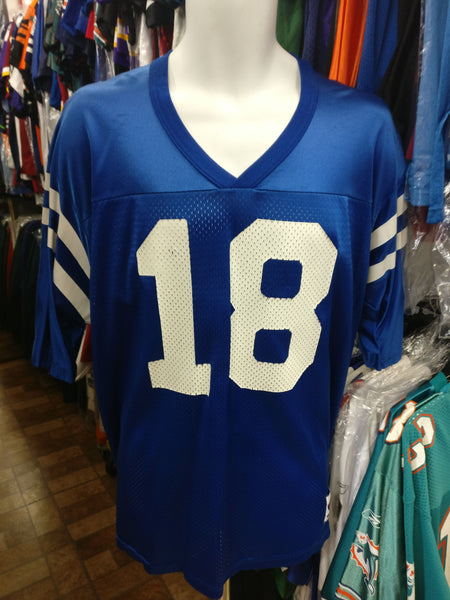 Vintage #18 PEYTON MANNING Indianapolis Colts NFL Champion Jersey