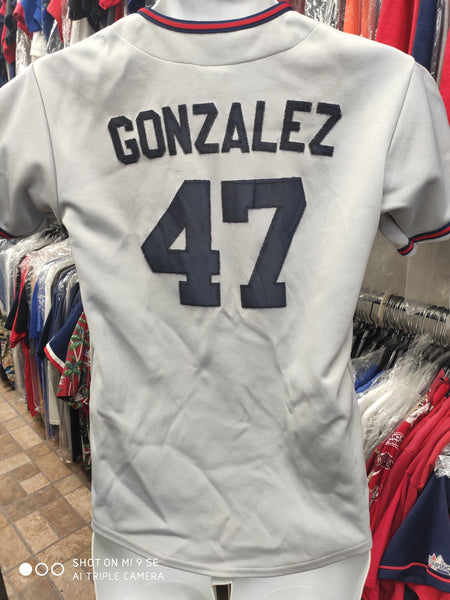 Vintage #47 GIO GONZALEZ Washington Nationals MLB Majestic Jersey YL – XL3  VINTAGE CLOTHING
