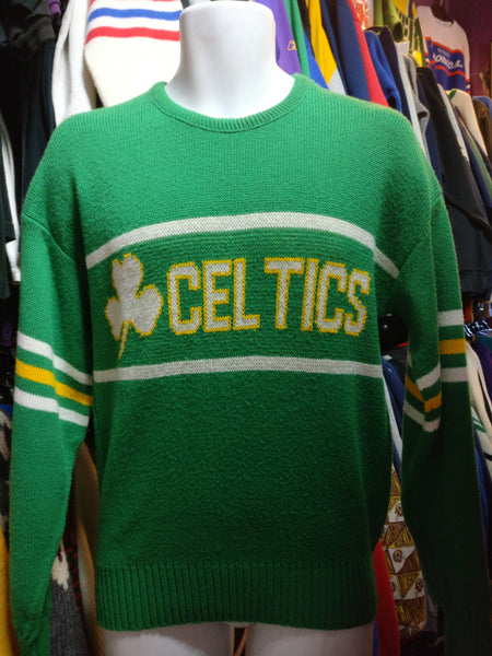 Vintage 80s BOSTON CELTICS Cliff Engle NBA Sweater M – XL3 VINTAGE