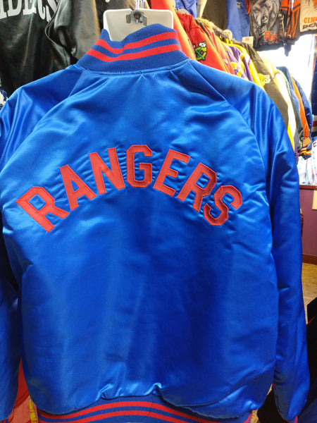 Official 1980s Vintage NY Rangers Starter Bomber