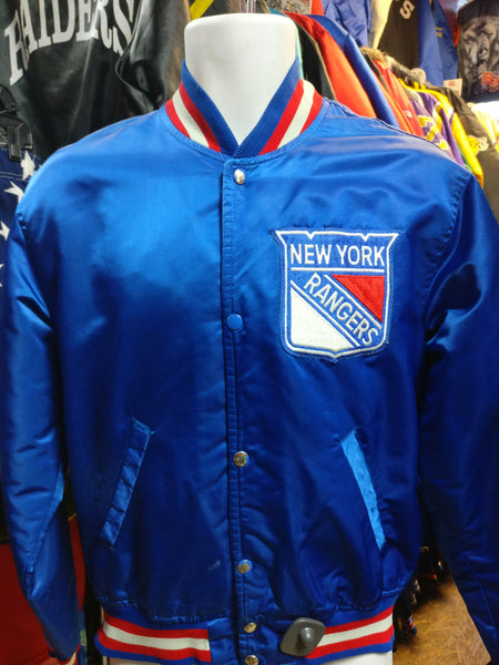 Vintage 80s NEW YORK RANGERS NHL Starter Nylon Jacket M