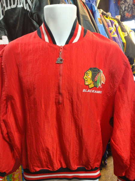 Vintage 80s CHICAGO BLACKHAWKS NHL Starter Nylon Jacket L – XL3 VINTAGE  CLOTHING