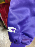 Vintage 80s LOS ANGELES LAKERS NBA Starter Purple Nylon Jacket L - #XL3VintageClothing