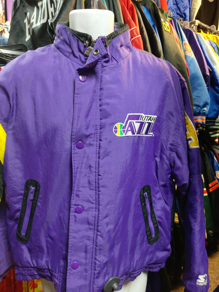 Vintage 90s UTAH JAZZ NBA Starter Back Patch Nylon Jacket S – XL3 VINTAGE  CLOTHING