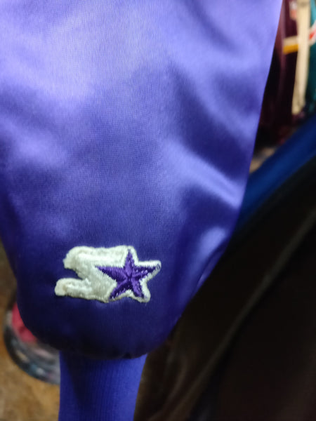Vintage 80s LOS ANGELES LAKERS NBA Purple Chalk Line Nylon Jacket XL – XL3  VINTAGE CLOTHING