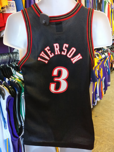 Vintage #3 ALLEN IVERSON Philadelphia 76ers NBA Champion Jersey 14