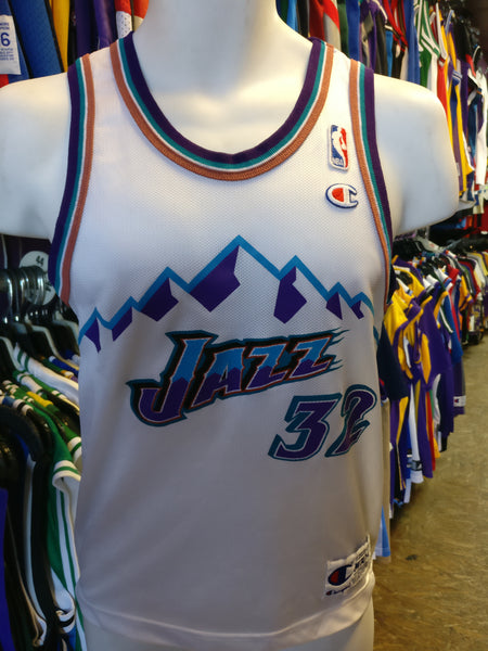 Vintage #32 KARL MALONE Utah Jazz NBA Champion Jersey 10-12 – XL3