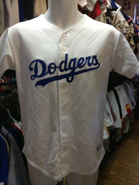 Vtg #5 NOMAR GARCIAPARRA Los Angeles Dodgers MLB Majestic Jersey YL – XL3  VINTAGE CLOTHING