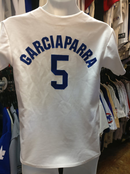 Vtg #5 NOMAR GARCIAPARRA Los Angeles Dodgers MLB Majestic Jersey YL – XL3  VINTAGE CLOTHING