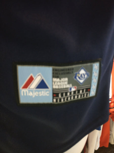 Majestic Tampa Bay Rays #3 Evan Longoria Toddler Navy Blue Player T-shirt