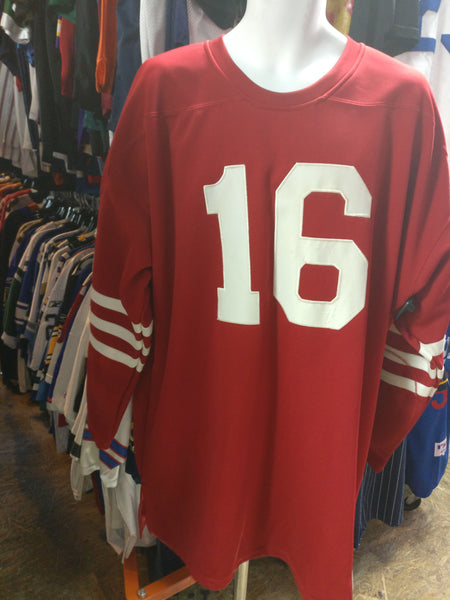 Signed Joe Montana Jersey - #16 Mitchell & Ness