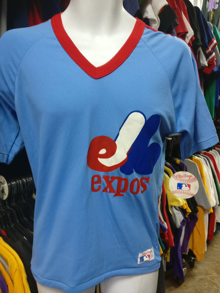 Vintage 80s MONTREAL EXPOS MLB Rawlings T-Shirt S (Deadstock)