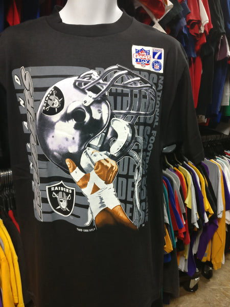Vintage '96 OAKLAND RAIDERS NFL T-Shirt L (Deadstock)