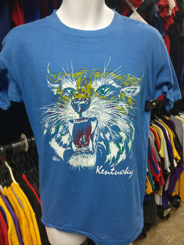 Vintage '85 KENTUCKY WILDCATS NCAA T-Shirt L (Deadstock) - #XL3VintageClothing