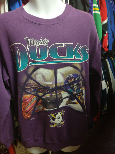 Anaheim Mighty Ducks 1990's Vintage NHL Crewneck Sweatshirt | PellaCardenas