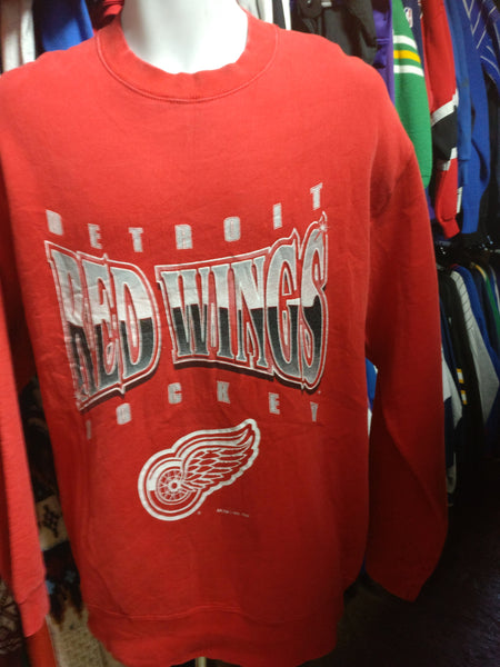 Vintage '94 DETROIT RED WINGS NHL Salem Sportswear Sweatshirt L