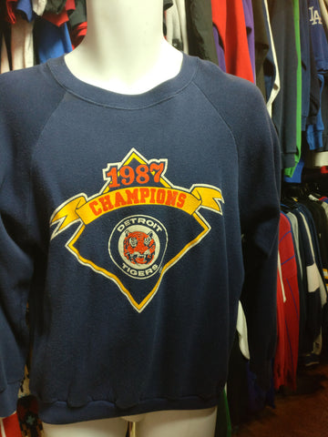 Vintage '87 DETROIT TIGERS MLB Champions Sweatshirt M - #XL3VintageClothing