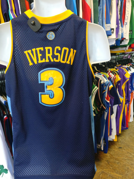 Vintage #3 ALLEN IVERSON Denver Nuggets NBA Adidas Authentic Jersey YL –  XL3 VINTAGE CLOTHING