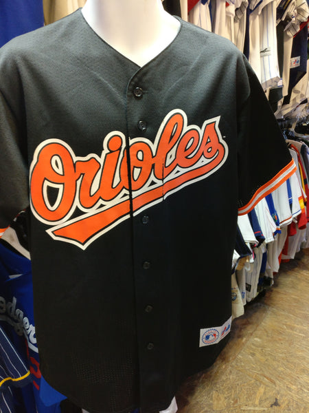 Vtg #9 BRADY ANDERSON Baltimore Orioles MLB Majestic Jersey L (Signed)