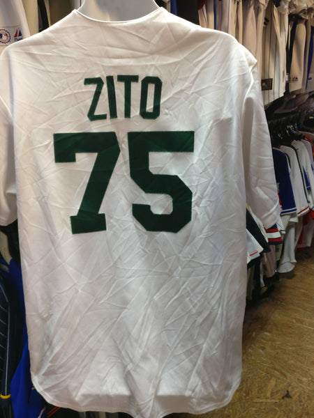 Vintage #75 BARRY ZITO Oakland Athletics MLB Majestic Jersey XL – XL3  VINTAGE CLOTHING
