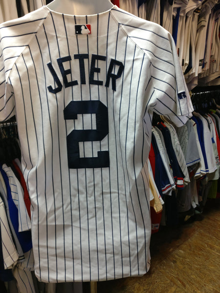 Vtg#2 DEREK JETER New York Yankees Authentic Russell Athletic