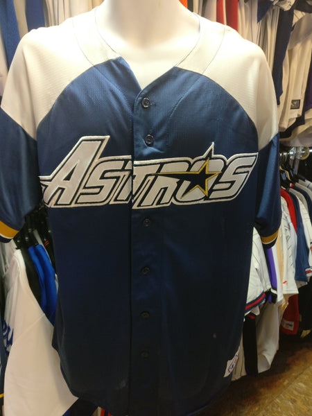 Vintage 90's Houston Astros 48 Blue T Shirt Size M 