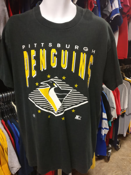 Vintage 90s PITTSBURGH PENGUINS NHL Fruit Of The Loom T-Shirt XL