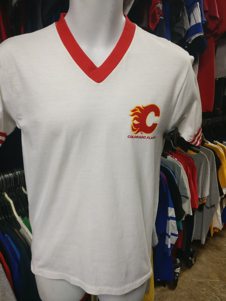 Vintage 80s COLORADO FLAMES NHL Gulf Coast Sportswear T-Shirt M – XL3 VINTAGE  CLOTHING