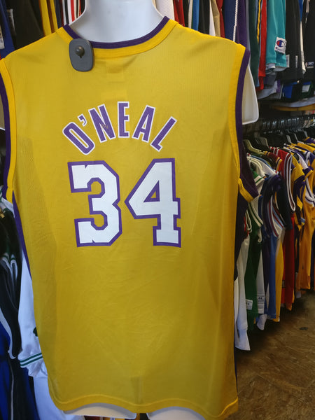 VINTAGE SHAQUILLE O'NEAL LOS ANGELES LAKERS CHAMPION JERSEY