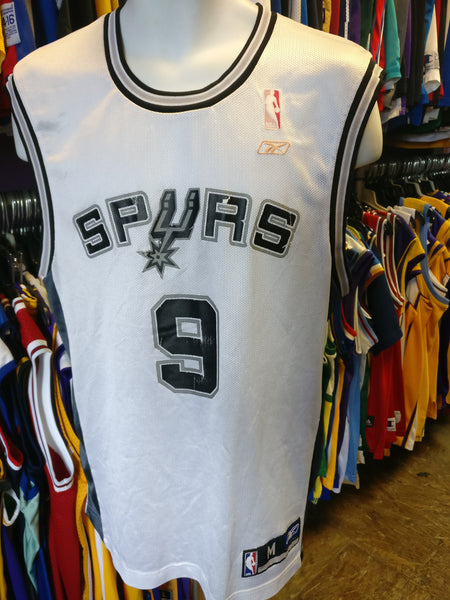 Vintage San Antonio Spurs #9 Parker NBA Basketball Jersey Large Size