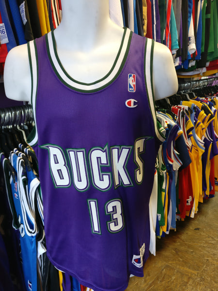 Vintage Champion NBA Jersey: Milwaukee Bucks Glenn Robinson sz 48