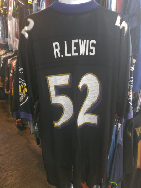 Vintage #52 RAY LEWIS Baltimore Ravens NFL Reebok Jersey XXL – XL3 VINTAGE  CLOTHING