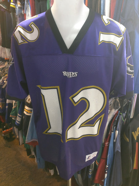 Vtg #12 VINNY TESTAVERDE Baltimore Ravens NFL Logo Athletic Jersey M – XL3  VINTAGE CLOTHING