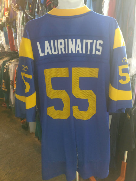 Vtg#55 JAMES LAURINAITIS Los Angeles Rams Reebok Jersey XL (Deadstock) –  XL3 VINTAGE CLOTHING