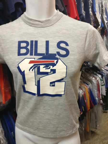 Vtg 80s #12 JIM KELLY Buffalo Bills NFL Garan T-Shirt YM (Deadstock) – XL3  VINTAGE CLOTHING