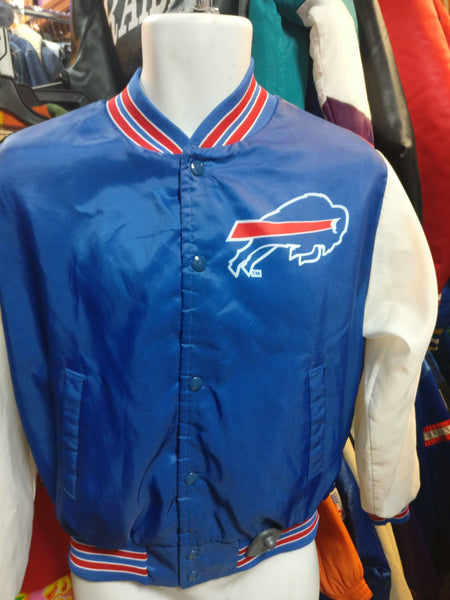 Vintage 90s BUFFALO BILLS NFL Fanimation Chalk Line Jacket 18-20