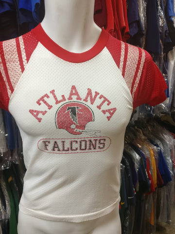 Vintage 80s ATLANTA FALCONS NFL Champion Nylon T-Shirt YM