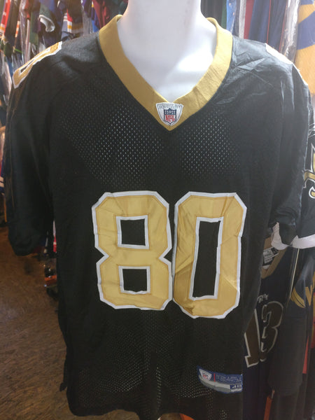 Vintage New Orleans Saints Jersey T-Shirt Size XL Black Gold 90s NFL Made  USA