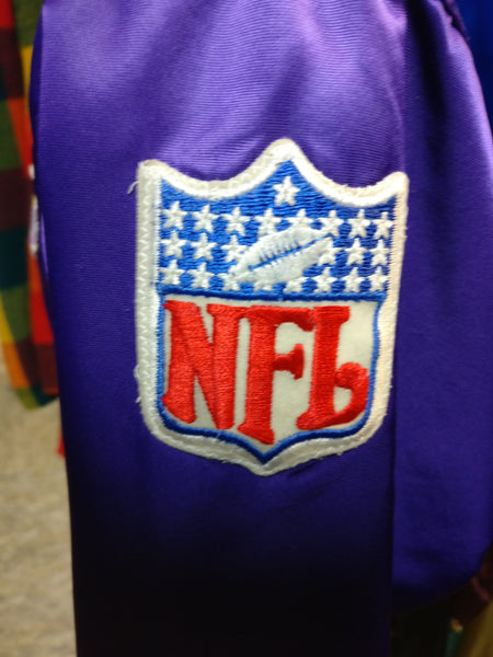 Maker of Jacket Fashion Jackets Vintage Minnesota Vikings NFL Suede Leather